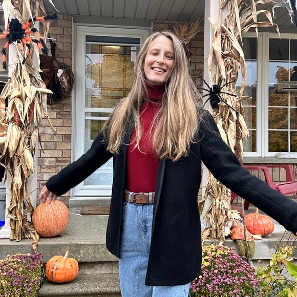 Lands’ End Wool Coat - Picture 1 of 6